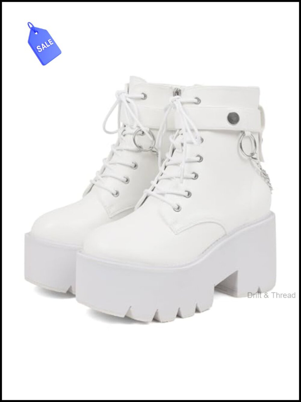 Women's Platform Ankle Boots Gothic Rave Combat Booties